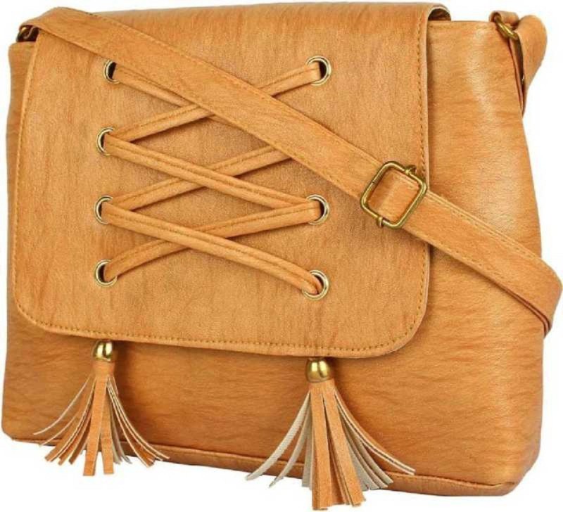 Tan Women Sling Bag Price in India