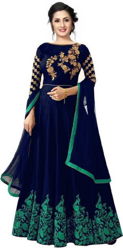 Women High Low Blue Dress Price in India