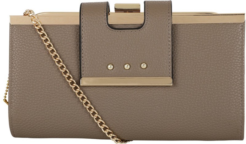 Casual Brown  Clutch Price in India