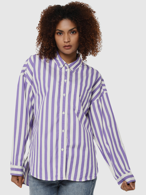 American Eagle Outfitters Purple Shirts Price in India