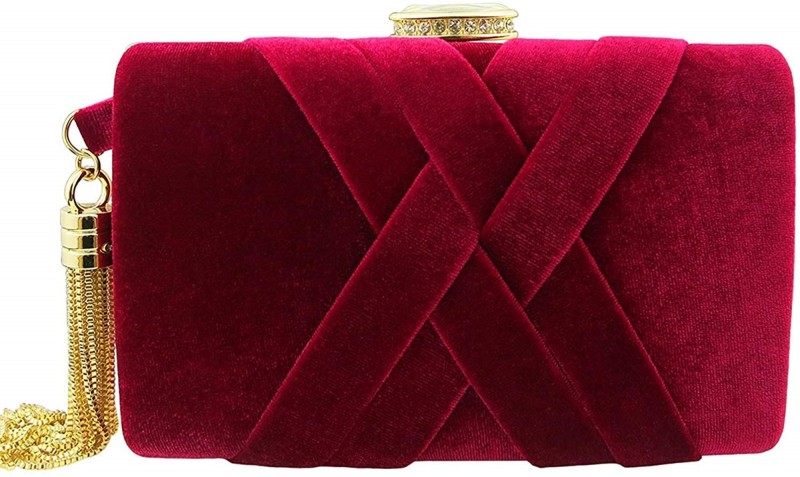 Party Red  Clutch Price in India