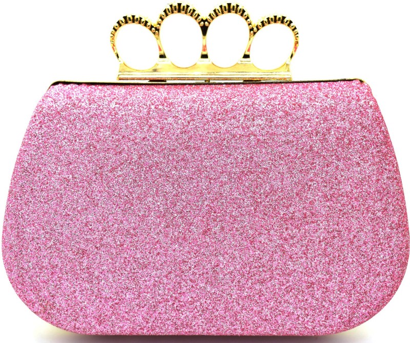 Party Pink  Clutch Price in India