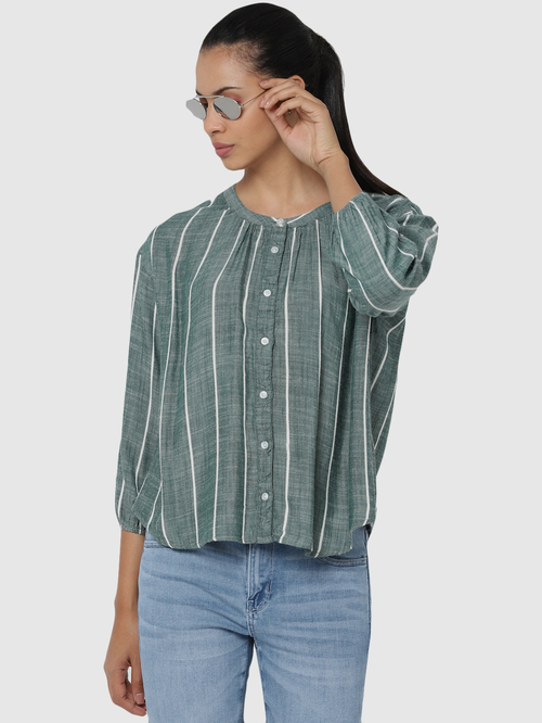 American Eagle Outfitters Green Shirts Price in India