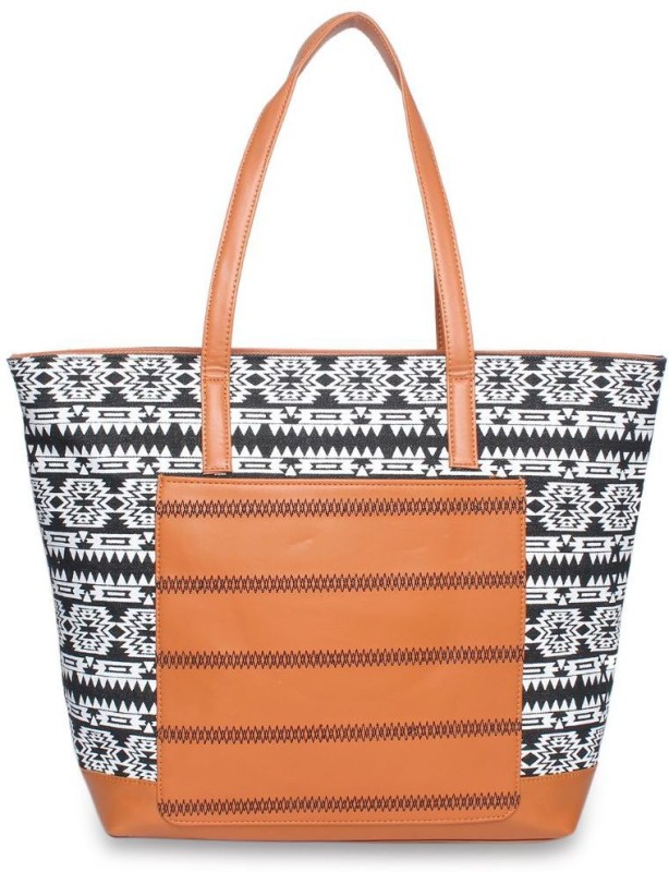 Women Black, Brown Tote Price in India