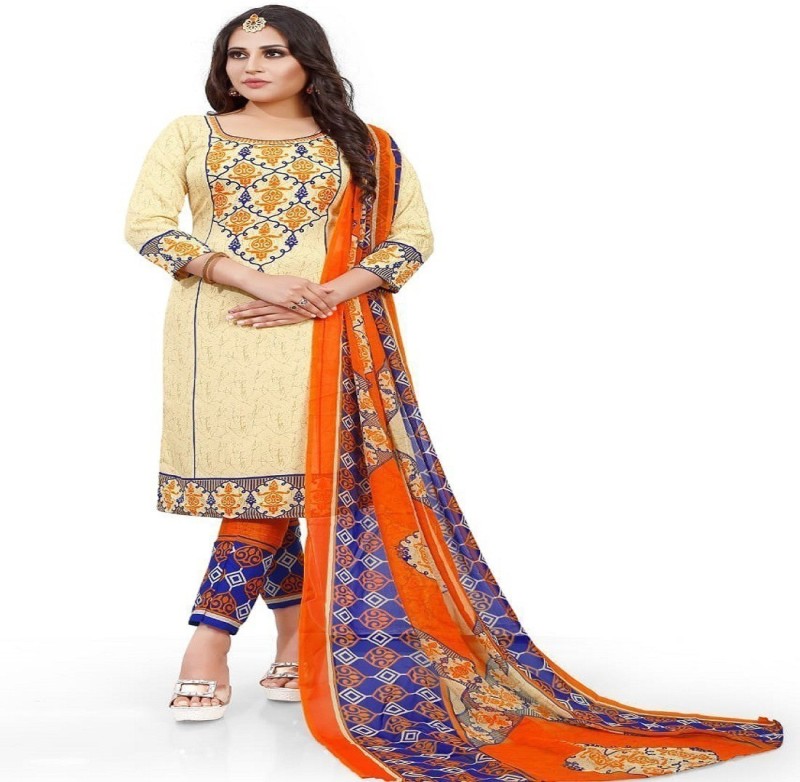 Gee Next Creation Crepe Printed, Dyed Salwar Suit Material Price in India