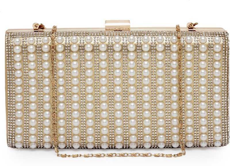 Party Silver, Gold  Clutch Price in India