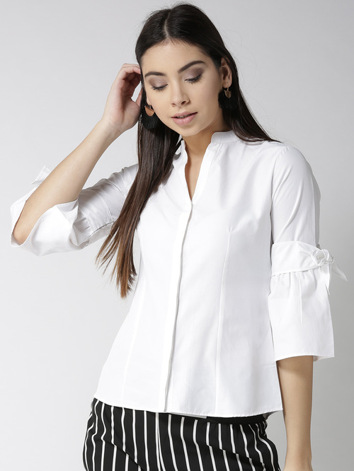 Style Quotient White Regular Fit Shirt Price in India
