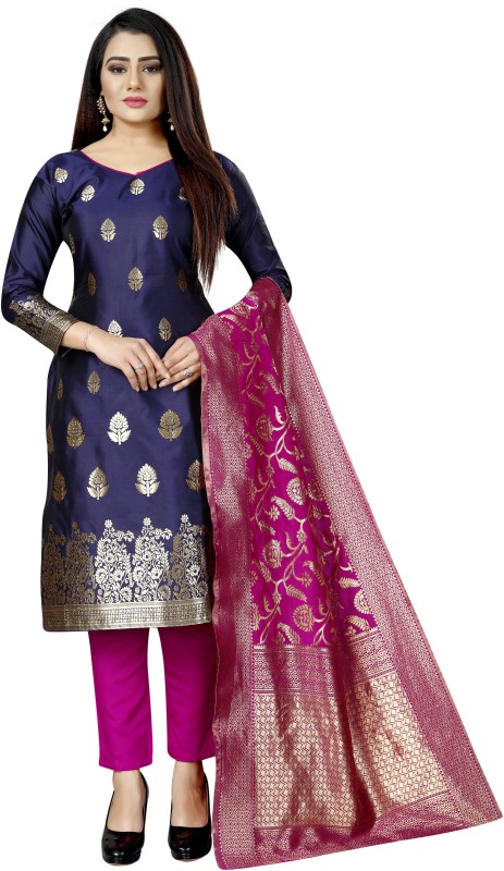 MANJULA SAREE Brocade Self Design Salwar Suit Material Price in India