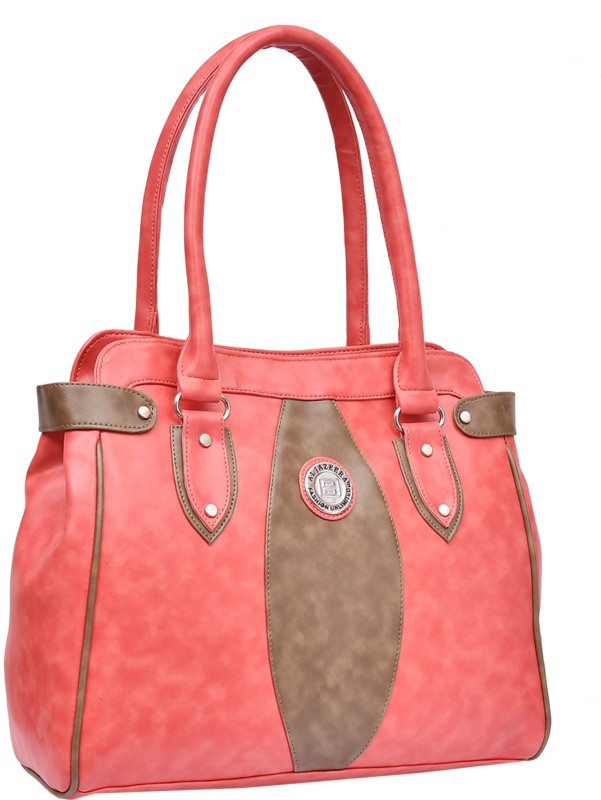 Women Pink, Khaki Shoulder Bag Price in India