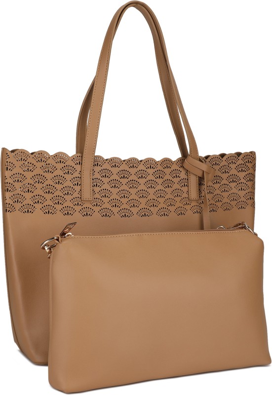 Women Brown Tote Price in India