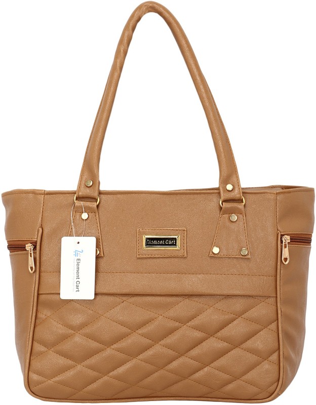 Women Tan Hand-held Bag Price in India