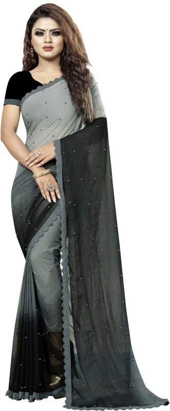 Self Design Bollywood Poly Georgette Saree Price in India