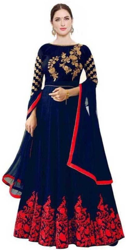 Women Gown Blue Dress Price in India