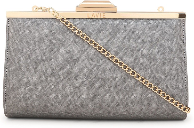 Casual Grey  Clutch Price in India