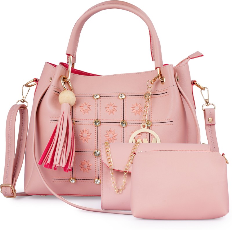 Women Pink Hand-held Bag Price in India