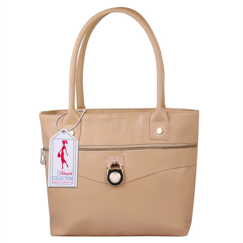 Women Beige Tote Price in India