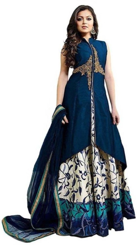 Printed Semi Stitched Lehenga Choli Price in India