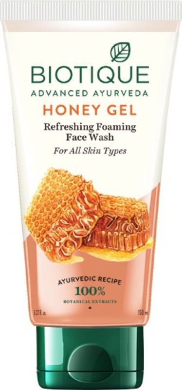 Biotique Honey Gel Refreshing Foaming  Face Wash Price in India