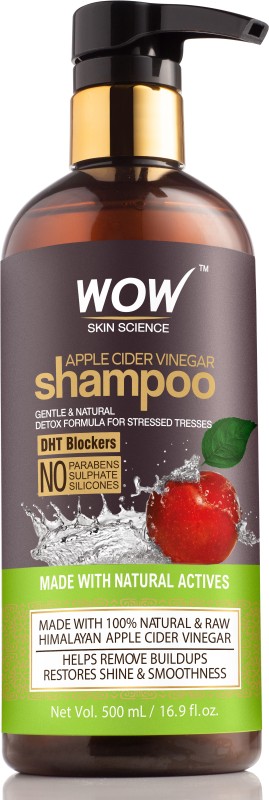 WOW Skin Science Apple Cider Vinegar Shampoo (500 mL) Men & Women Price in India