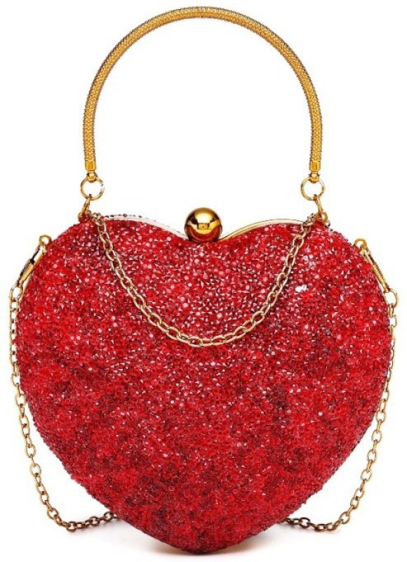 Party Red  Clutch Price in India