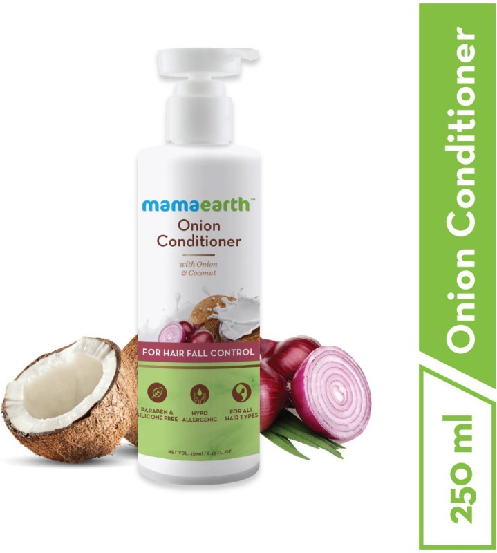 Mamaearth "Onion Conditioner for Hair Growth & Hair Fall Control with Coconut Oil 250ml" Price in India