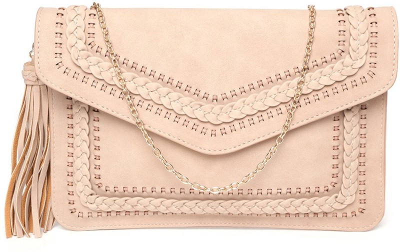 Casual Beige  Clutch Price in India