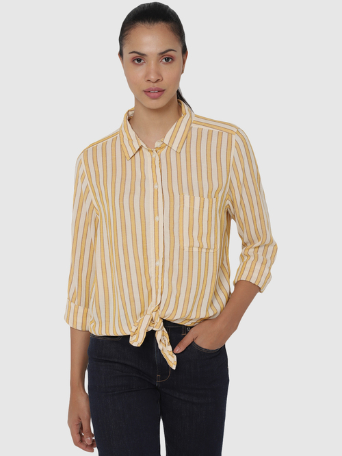 American Eagle Outfitters Yellow Shirts Price in India