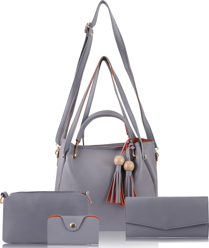 Women Grey Hand-held Bag Price in India