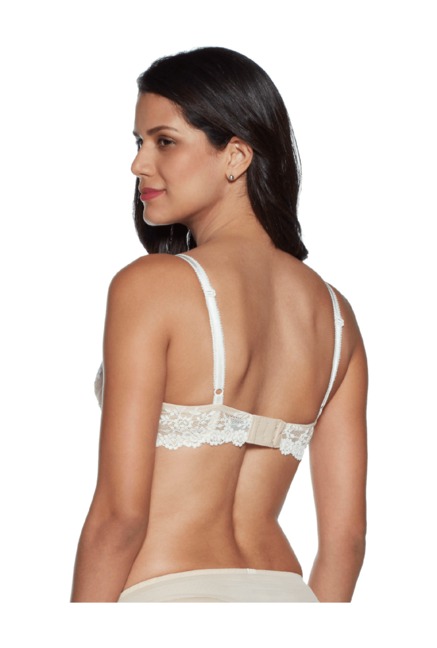 Wacoal Beige Under Wired Non Padded Push Up Bra Price in India