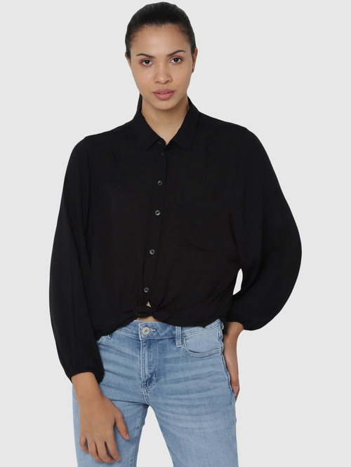 American Eagle Outfitters Black Shirts Price in India