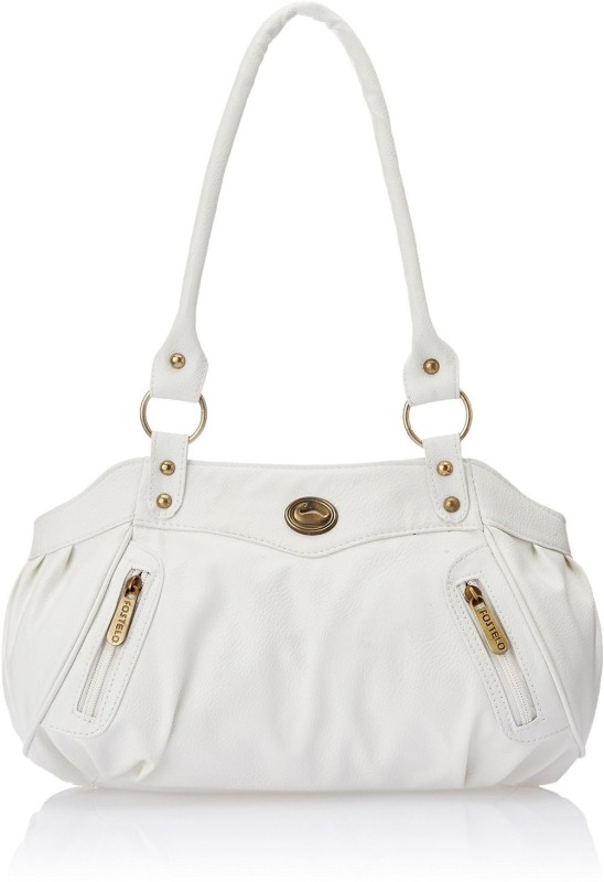 Women White Hand-held Bag Price in India