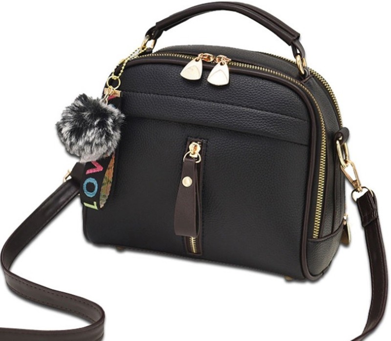 Black Women Sling Bag Price in India