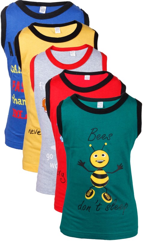 Boys Printed Cotton Blend T Shirt Price in India