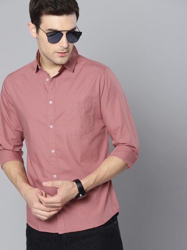 Men Solid Casual Slim Shirt Price in India