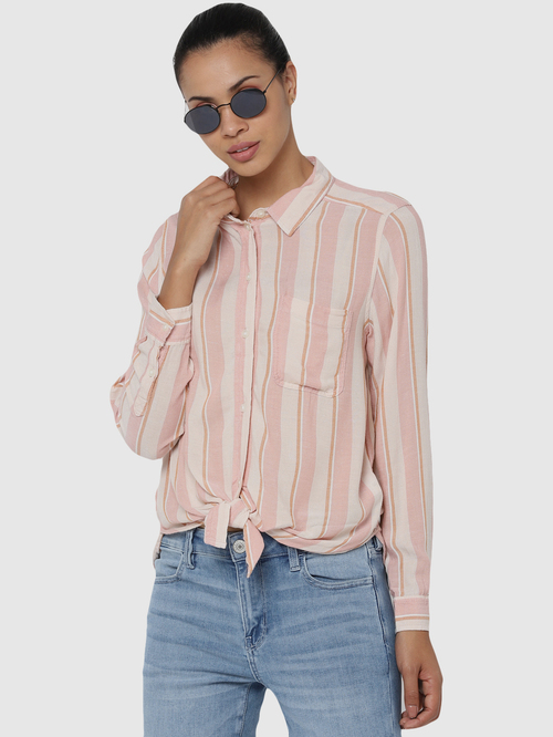 American Eagle Outfitters Pink Shirts Price in India