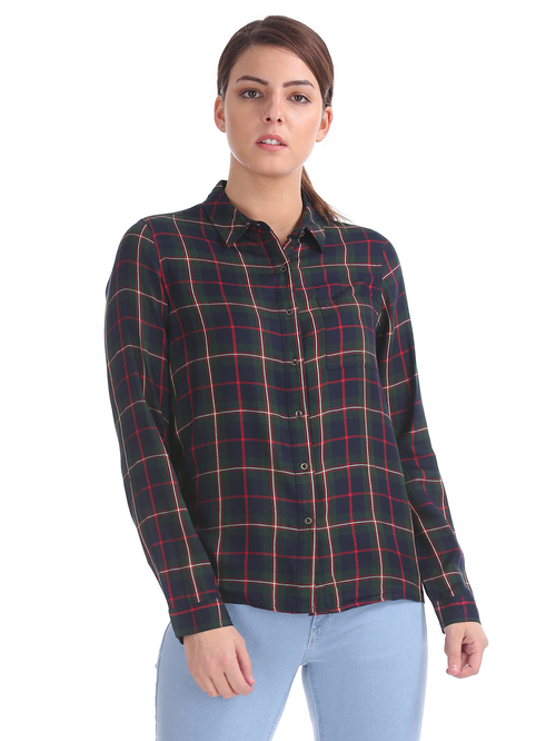 Cherokee by Unlimited Multicolor Checks Shirt Price in India