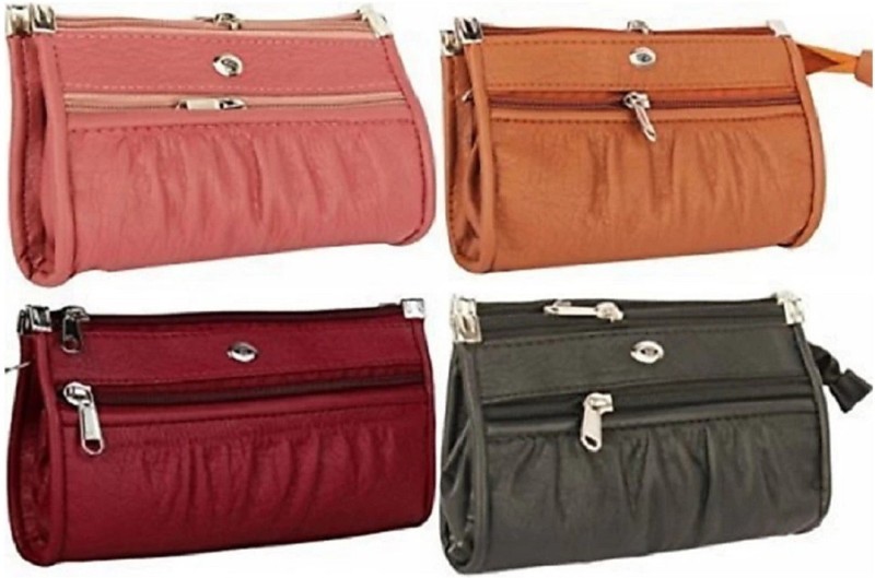 Casual, Party, Formal, Sports Tan, Black, Pink, Maroon  Clutch Price in India