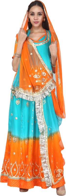 Embellished Stitched Lehenga & Kurta Price in India