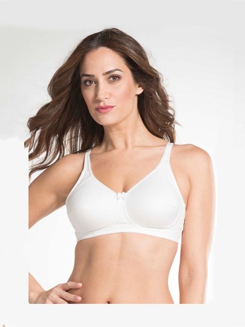 Jockey White Non-Wired Non-Padded Everyday Bra - ES13 Price in India