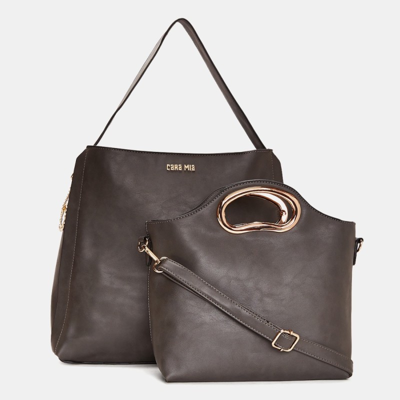 Women Grey Shoulder Bag Price in India