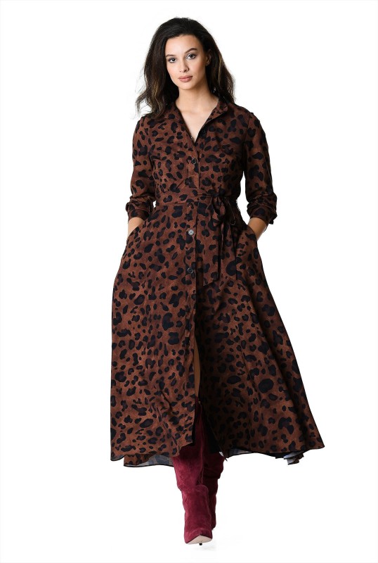 Women Shirt Brown Dress Price in India