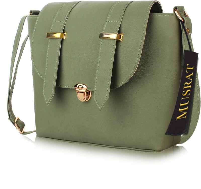 Green Women Sling Bag Price in India