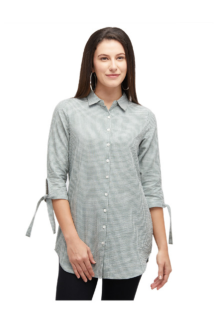 109 F Green Checks Shirt Price in India