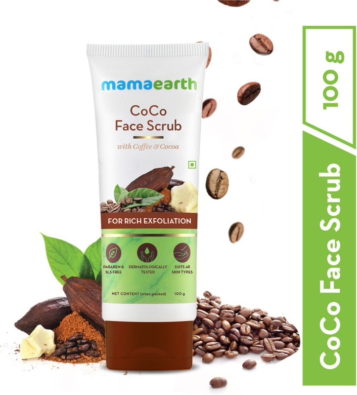 Mamaearth "CoCo Face Scrub with Coffee & Cocoa for Rich Exfoliation - 100g " Scrub Price in India