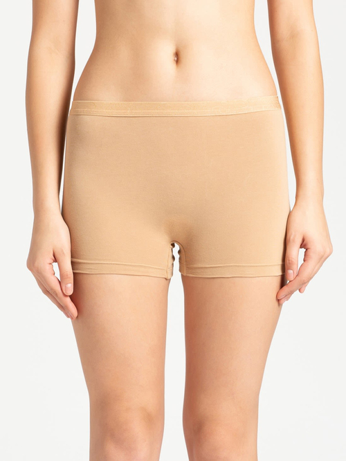 Jockey Beige Cotton 3007 Boyshorts Price in India