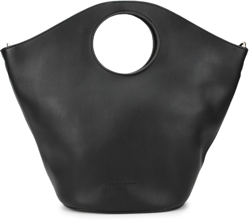 Women Black Hand-held Bag Price in India