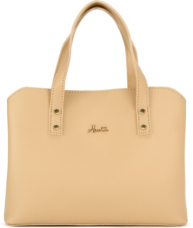 Beige Women Hand-held Bag Price in India