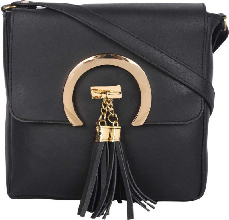 Black Women Sling Bag Price in India