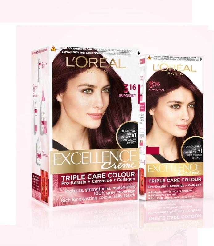 L'Oreal Paris Excellence Creme , 3.16 Burgundy Price in India