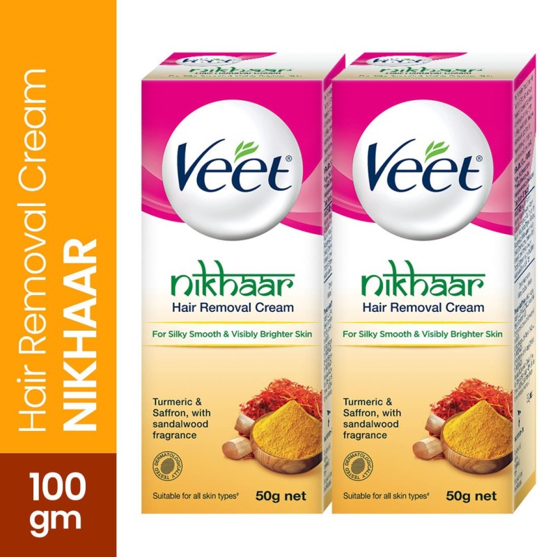 Veet Nikhaar Hair Removal 50g pack of 2 Cream Price in India